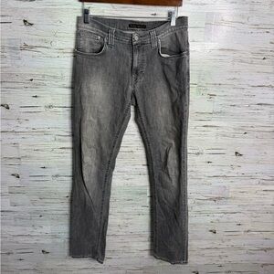 Nudie Jeans Men's Thin Finn Organic Cotton In dark pavement  Jeans 32x34